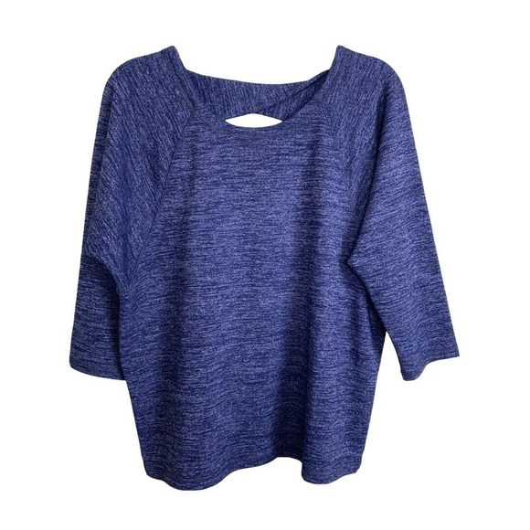 T by Talbots 3/4‎ Dolman Sleeve Cut Out Knit Shirt - Picture 6 of 7